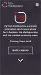 Mobile Screenshot of h3conference.com